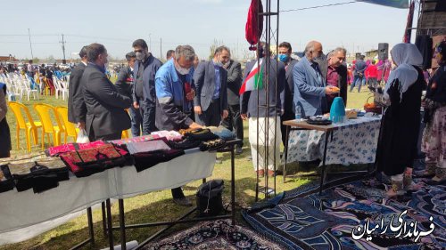 برپایی نمایشگاه فرهنگ و سنن شهرستان رامیان