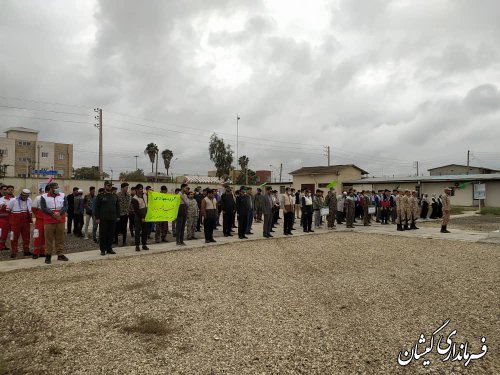 حضور سرپرست فرمانداری در رزمایش بزرگ جهاد گران فاطمی
