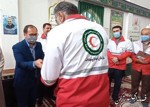افتتاح خانه هلال در شهرک ولی عصر شهرستان ترکمن