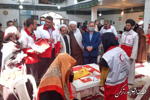 مانور امدادی در شهرک ولی عصر شهرستان ترکمن برگزار شد