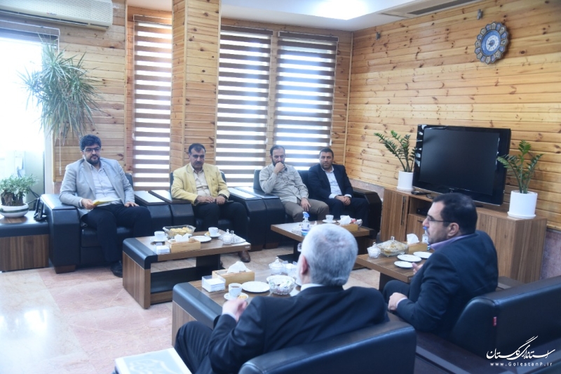 دیدار رئیس مرکز جهاد آبرسانی وزارت نیرو با استاندار گلستان