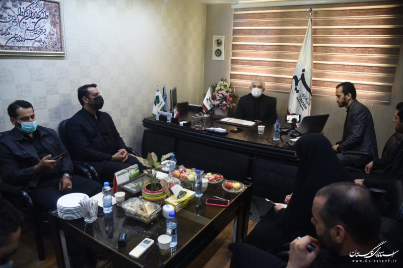 حضور استاندار گلستان در دفتر خبرگزاری تسنیم