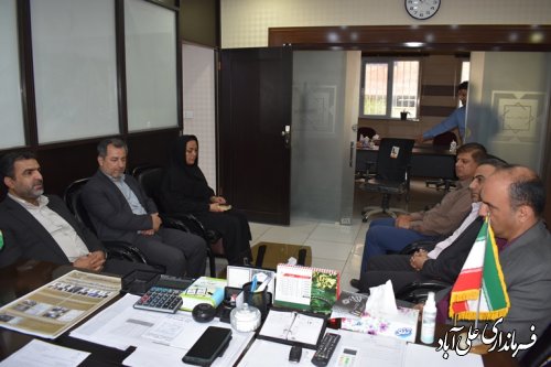 بازدید سرزده فرماندار علی آباد کتول از چند اداره شهرستان