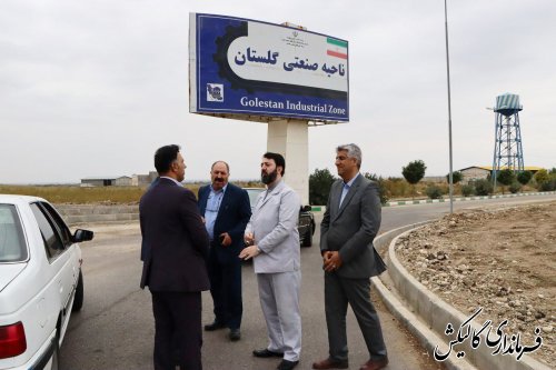موافقت تامین اعتبار برای خریداری ۱۵ هکتار زمین جهت توسعه ناحیه صنعتی گلستان اخذ شد