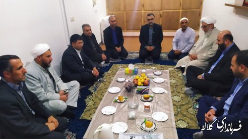 دیدار معاون سیاسی و امنیتی استاندار گلستان با خانواده شهید گوگجه ای
