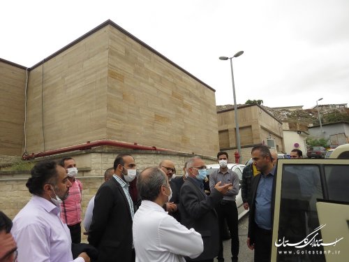 بازدید معاون سازمان پدافند غیرعامل از بیمارستان شهید صیاد شیرازی گرگان