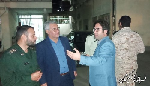 بازدید شبانه فرماندار گمیشان ازاماکن و ادارات دولتی شهرستان