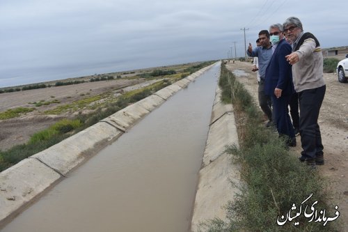 بهره برداری از آب بندان سبز دشت قلعه ها شهرستان گمیشان