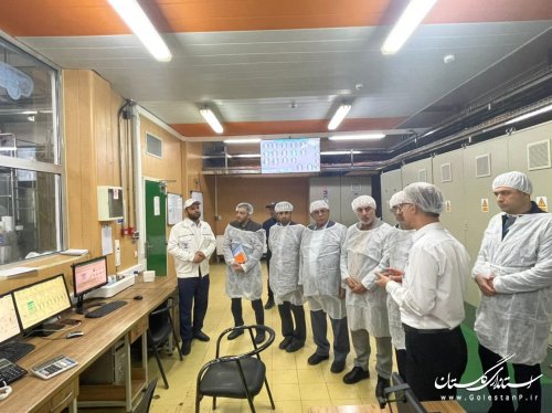 بازدید مدیرکل صنایع دفاعی سازمان پدافند غیرعامل از شهرک صنعتی آق قلا و کارخانه پگاه گلستان
