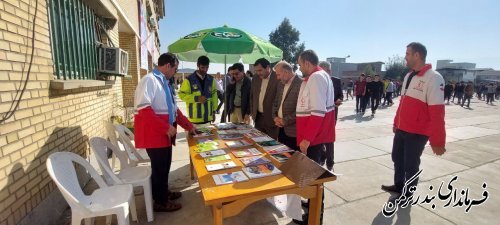 مانور متمرکز پدافند غیرعامل در شهرستان ترکمن برگزار شد