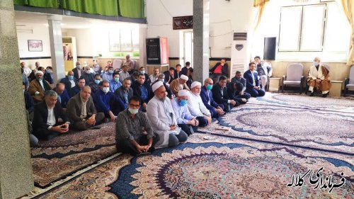 برگزاری مراسم بزرگداشت شهدای حرم شاهچراغ شیراز در کلاله