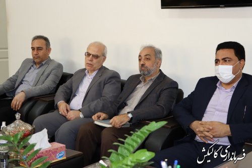 دیدار مدیرعامل مخابرات منطقه گلستان با فرماندار گالیکش