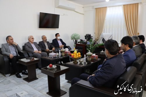 دیدار مدیرعامل مخابرات منطقه گلستان با فرماندار گالیکش
