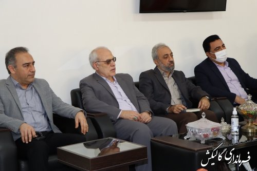 دیدار مدیرعامل مخابرات منطقه گلستان با فرماندار گالیکش