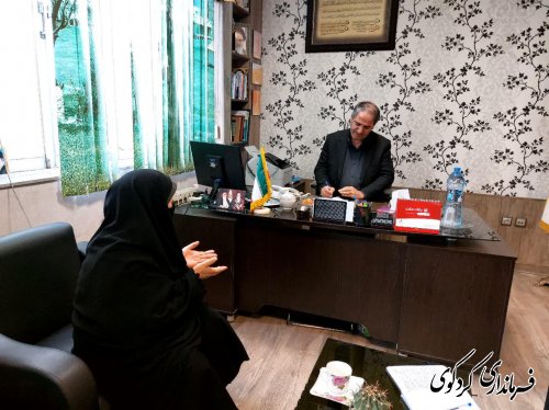امروز سه شنبه نیز تعداد زیادی از شهروندان با فرمادار کردکوی دیدار کردند