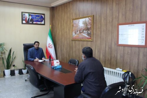 ملاقات عمومی فرماندار شهرستان آزادشهر  برگزار شد