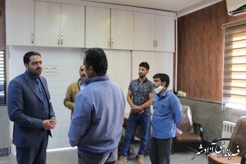 ملاقات عمومی فرماندار شهرستان آزادشهر  برگزار شد