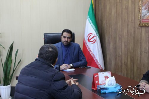 ملاقات عمومی فرماندار شهرستان آزادشهر  برگزار شد
