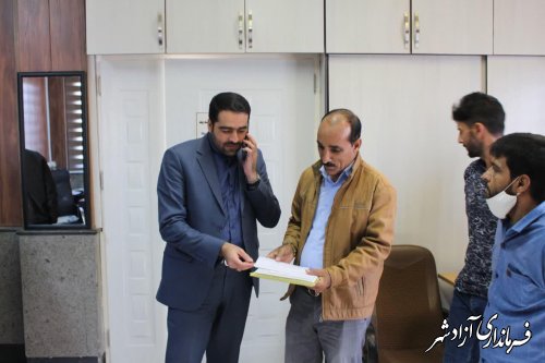 ملاقات عمومی فرماندار شهرستان آزادشهر  برگزار شد