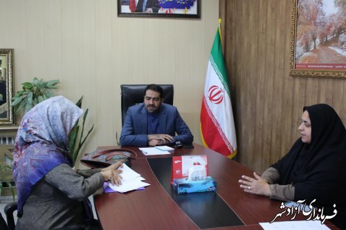ملاقات عمومی فرماندار شهرستان آزادشهر  برگزار شد