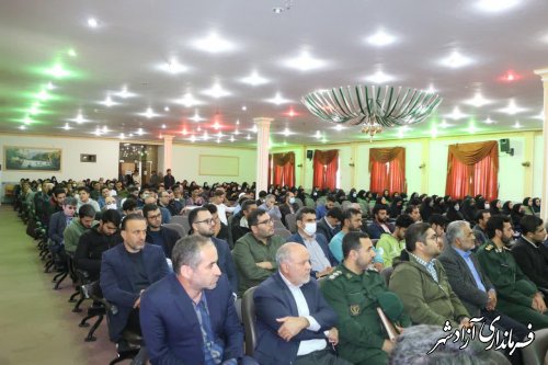 نشست روشنگری جهاد تبیین در دانشگاه آزادشهر برگزار شد