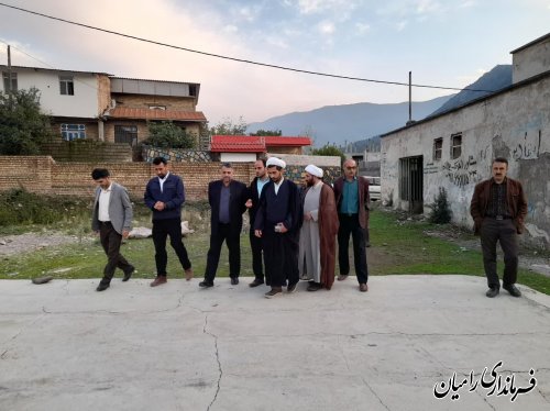 بازدید سرپرست فرمانداری رامیان از روستای باقرآباد