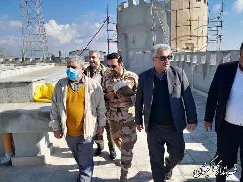 بازدید مدیر کل امور مرزی وزارت کشور از شهرستان گمیشان