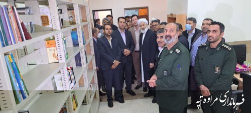 فرماندار مراوه‌تپه : وجود کتابخانه در شهرستان مرزی باعث ارتقاء فکری اقشار مختلف خواهد شد