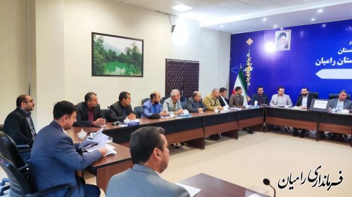 سومین جلسه کارگروه اشتغال شهرستان رامیان برگزار شد