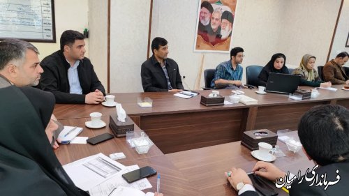 جلسه کارگروه بافت ناکارآمد شهری و مسایل و مشکلات مبتلا به آن شهر خان ببین برگزار شد