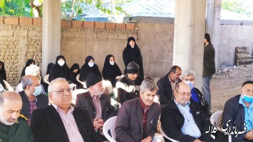 میز خدمت فرماندار و مسئولین کلاله در محله محروم شهر برپا شد