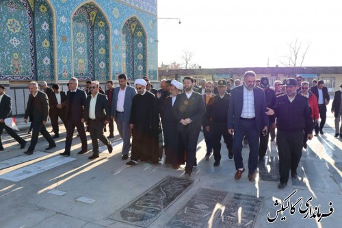 گلزار شهدای ۱۲ دی گالیکش، در گنبد و القجر مینودشت غبارروبی و عطرافشانی شد