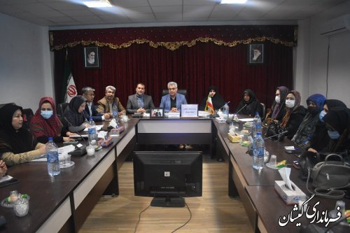 نشست فرماندار گمیشان با بانوان فرهیخته شهرستان