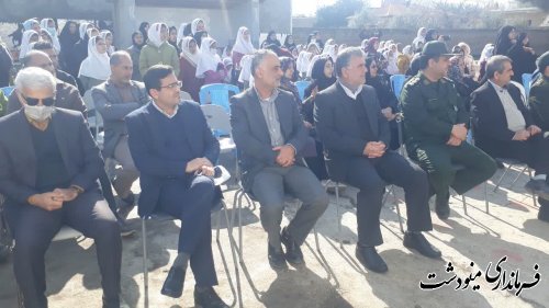 کلنگ مدرسه 6 کلاسه روستای قلمی شهرستان مینودشت زده شد