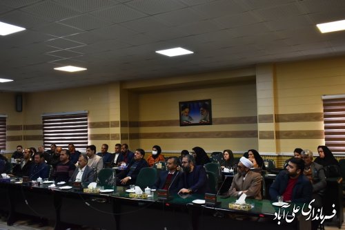 جلسه توجیهی جذب و پذیرش بهورز در شهرستان علی ابادکتول در سال1402-1401