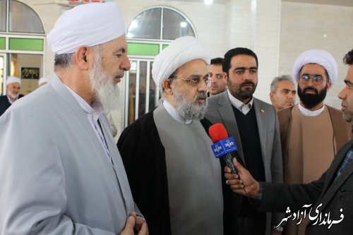 دیدار دبیرکل مجمع جهانی تقریب مذاهب با امام‌جمعه و طلاب مدرسه علمیه محمدیه نگین شهر 