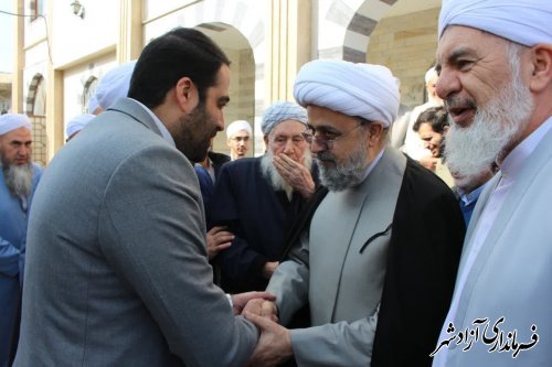 دیدار دبیرکل مجمع جهانی تقریب مذاهب با امام‌جمعه و طلاب مدرسه علمیه محمدیه نگین شهر 
