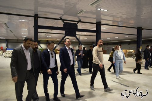 حضور هیات تجاری منگستائو قزاقستان در ناحیه صنعتی شهرستان علی آبادکتول