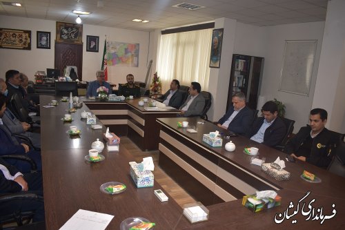 برگزاری جلسه ستاد پشتیبانی راهیان نور شهرستان گمیشان