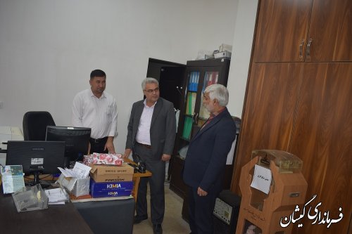 فرماندار گمیشان از کمیته امداد امام خمینی(ره) شهرستان بازدید کرد