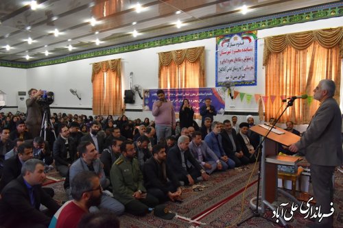 آیین واگذاری 1535 واحد مسکونی به مددجویان کمیته امداد استان با حضور استاندارگلستان