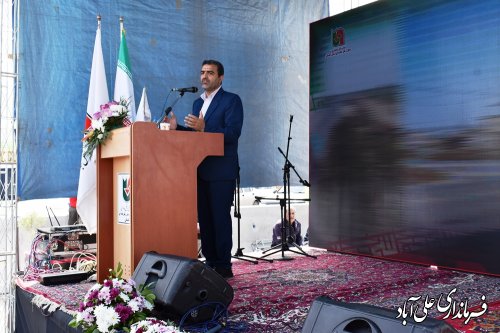پل روگذر کمربندی علی‌آبادکتول پس از ۹ سال انتظار افتتاح شد