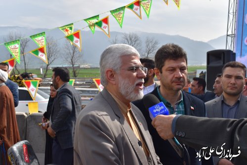پل روگذر کمربندی علی‌آبادکتول پس از ۹ سال انتظار افتتاح شد
