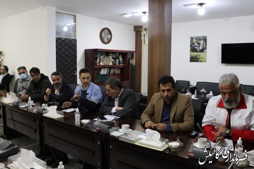 چهارمین جلسه ستاد خدمات سفر شهرستان گالیکش و کمیته‌های ذیل آن برگزار شد