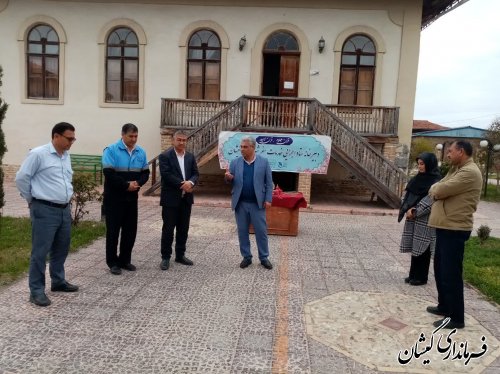بازدید فرماندار گمیشان ازدبیرخانه ستادخدمات تسهیلات سفر