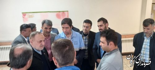 بازدید فرماندار شهرستان گرگان از کمپ های نوروزی و اماکن خدماتی و اسکان مسافران
