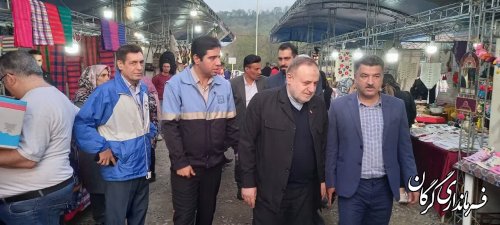 بازدید فرماندار شهرستان گرگان از کمپ های نوروزی و اماکن خدماتی و اسکان مسافران