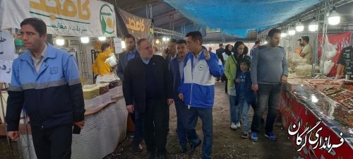 بازدید فرماندار شهرستان گرگان از کمپ های نوروزی و اماکن خدماتی و اسکان مسافران