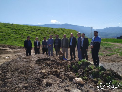 چاه آب شرب امامزاده ساورکلاته شهرستان علی آبادکتول به بهره برداری رسید