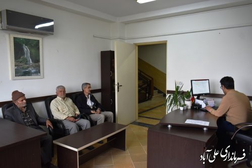ملاقات مردمی فرماندار  علی آبادکتول برگزار شد